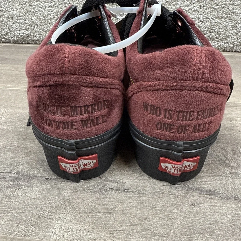 Disney x VANS Old Skool Stackform Shoes Poison Apple Mahogany‎ Women's 6.5 NEW - Picture 5 of 8